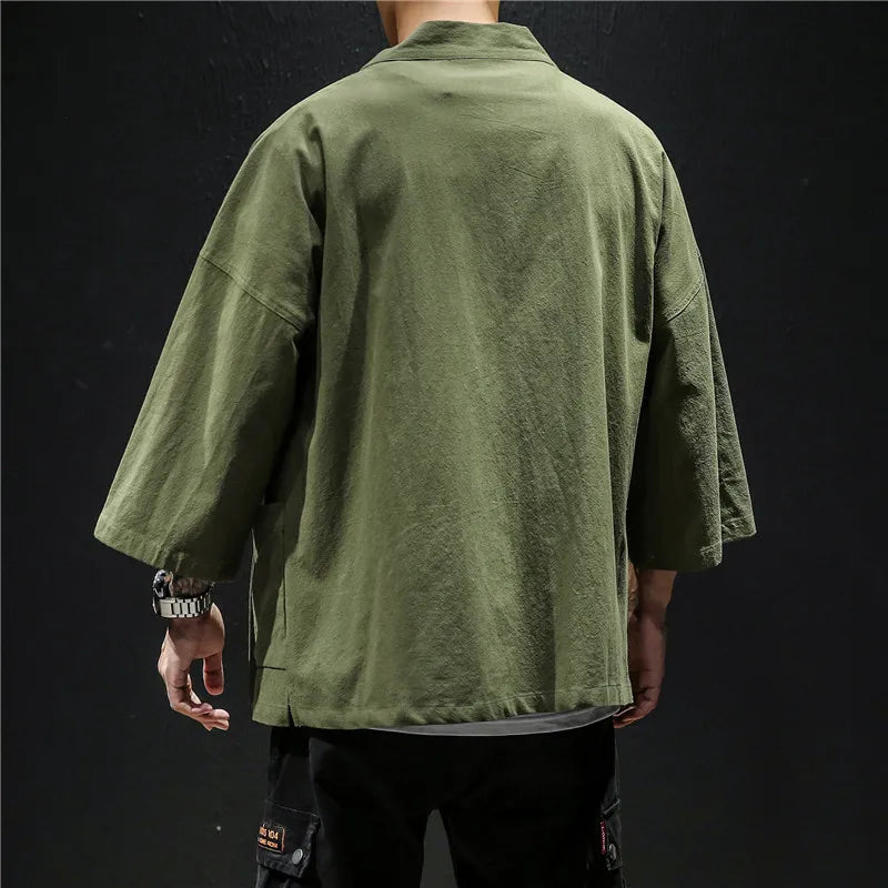 Gsene - Veste Kimono Retro Japonais
