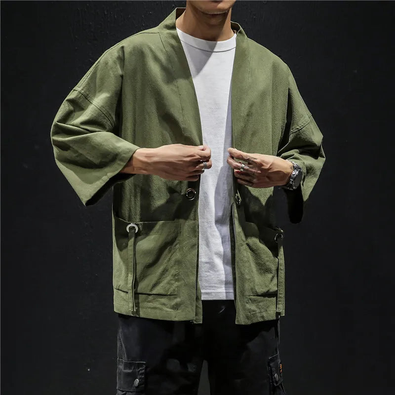 Gsene - Veste Kimono Retro Japonais