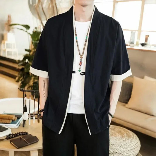 Akai Kaze - Cardigan court - Noir