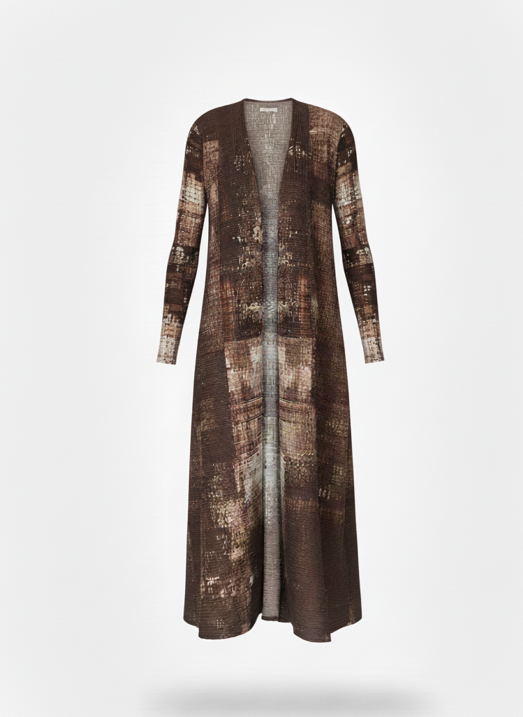 Nawa Modan - Veste Longue Marbré