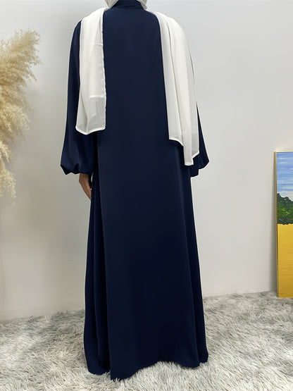 Yami Hana - Kimono Abaya -  Bleu