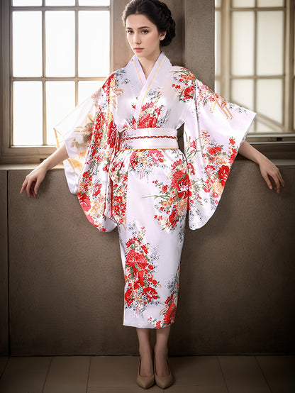 Shiranami - Kimono Japonais - Blanc