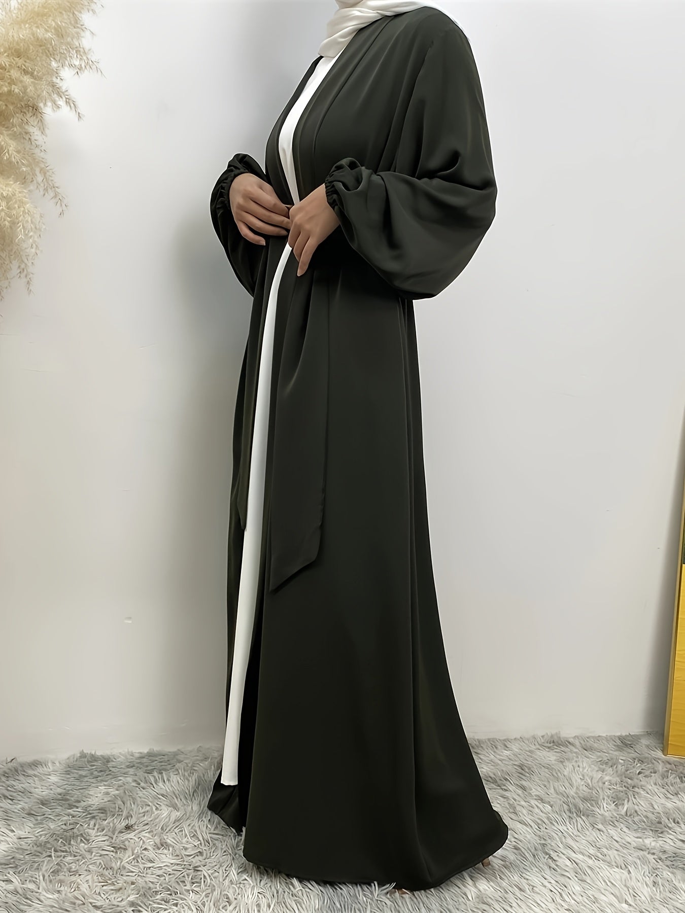 Yami Sabi - Abaya kimono - Vert