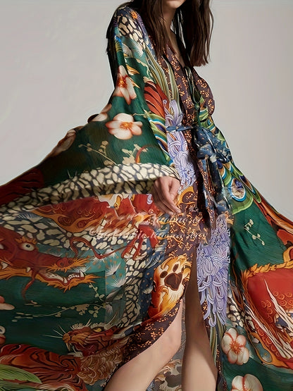 Aogiku - Robe Kimono