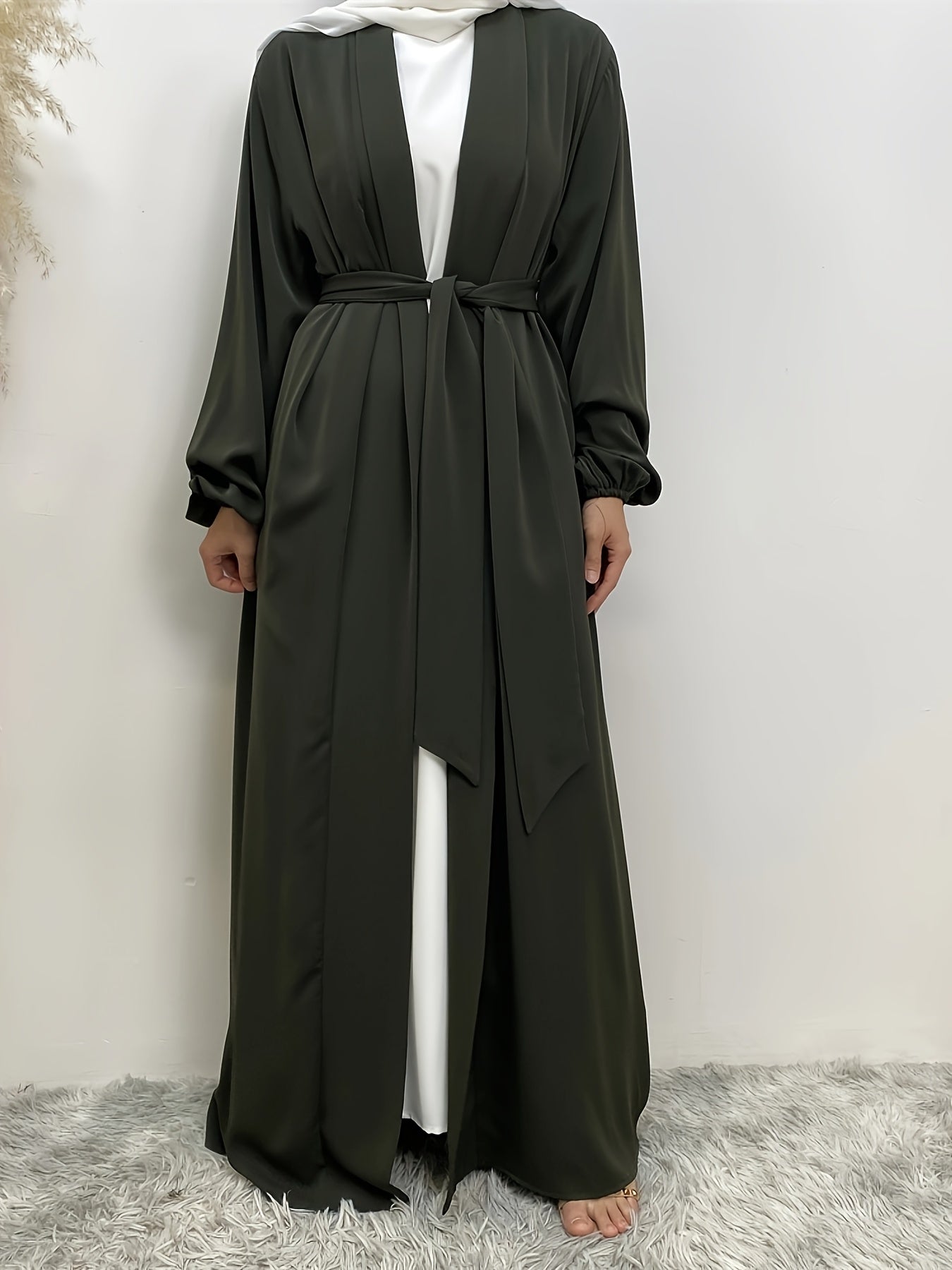 Yami Sabi - Abaya kimono - Vert