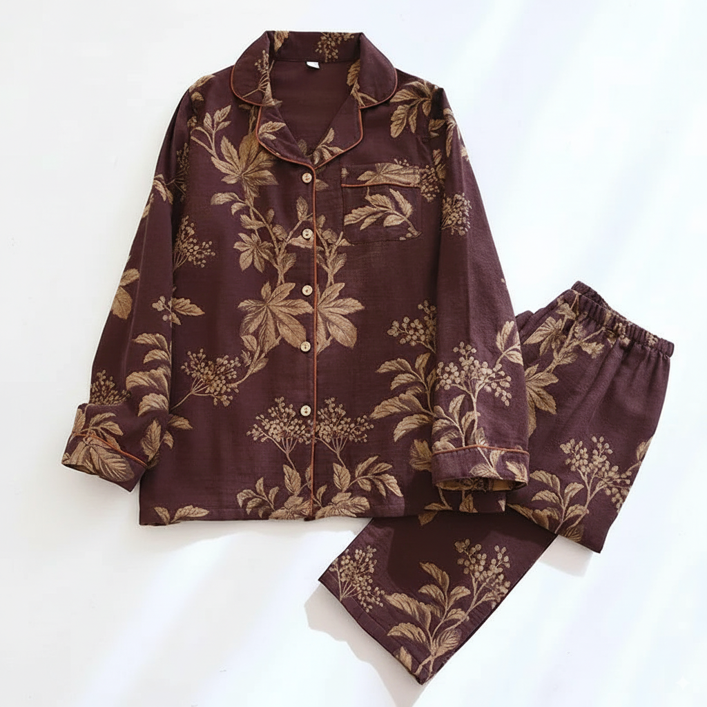 Ensemble en crêpe – Bordeau