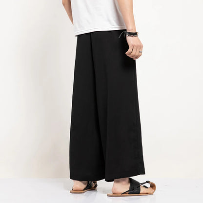 Zubon Kage - Pantalon Kimono Japonais - Noir