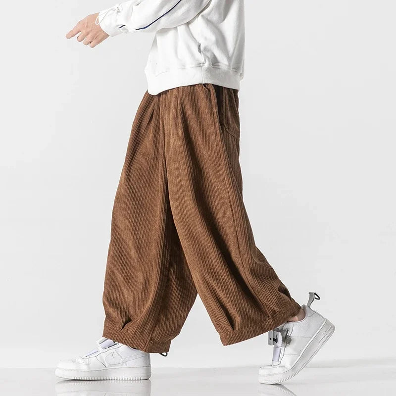 Isamu - Pantalon Japonais  - Marron