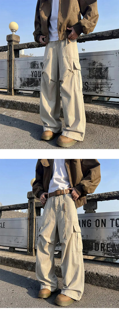 Zubon Kōdo - Pantalon  Cargo - Beige