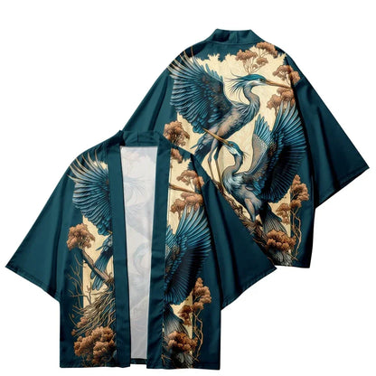 Shirasagi - Veste Kimono - Héron