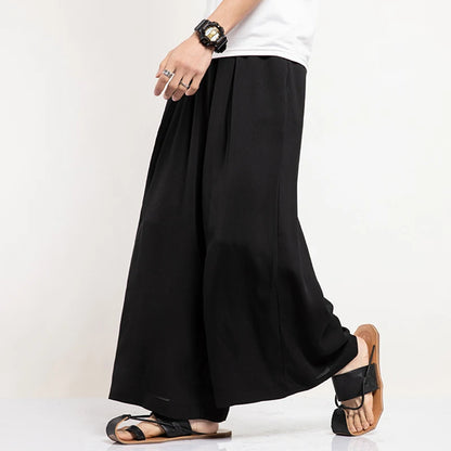 Zubon Kage - Pantalon Kimono Japonais - Noir