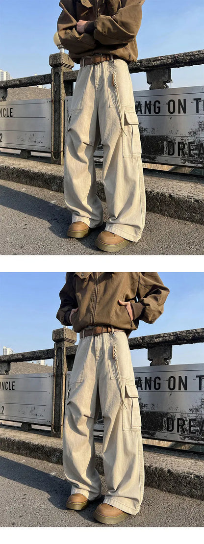 Zubon Kōdo - Pantalon  Cargo - Beige