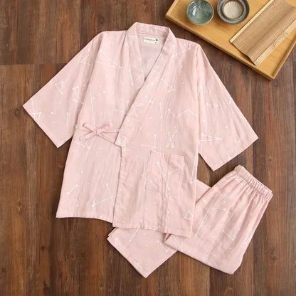 Pyjama Jinbei Pyjama - Rose pour femme