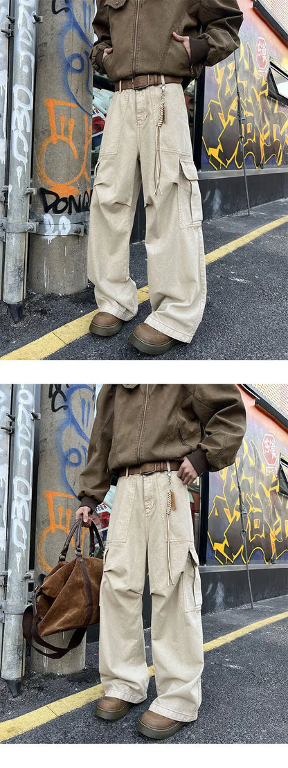 Zubon Kōdo - Pantalon  Cargo - Beige