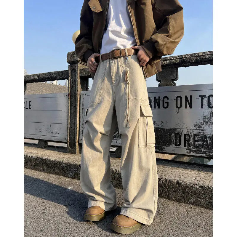 Zubon Kōdo - Pantalon  Cargo - Beige