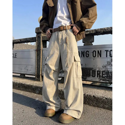Zubon Kōdo - Pantalon  Cargo - Beige