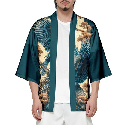 Shirasagi - Veste Kimono - Héron