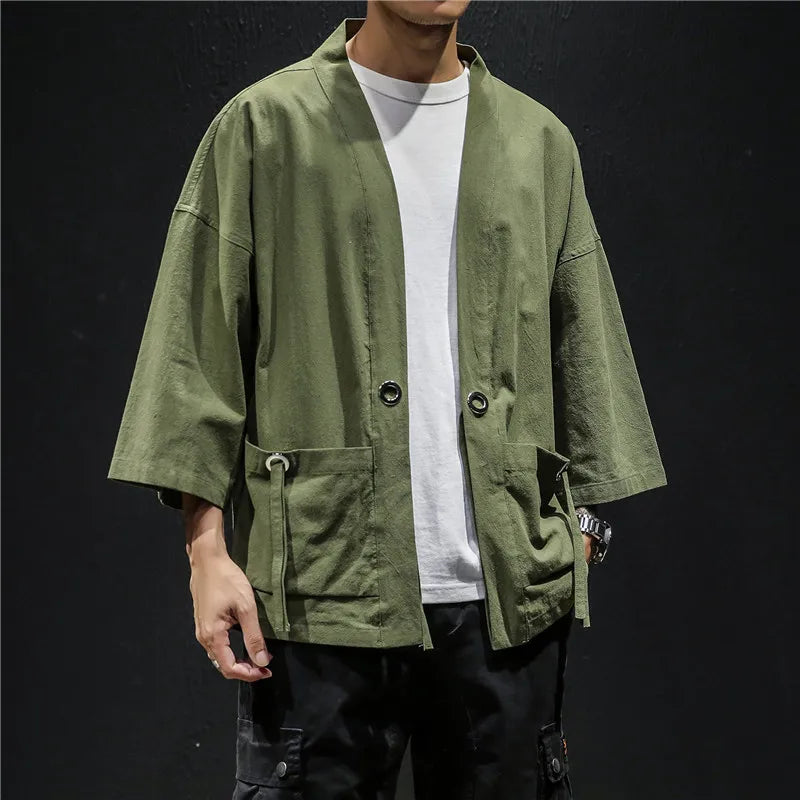 Gsene - Veste Kimono Retro Japonais