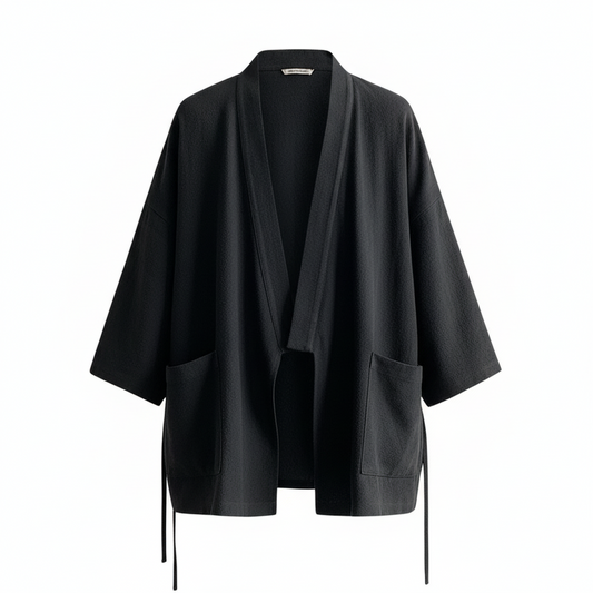 Tsubasa - Cardigan court oversize - Noir