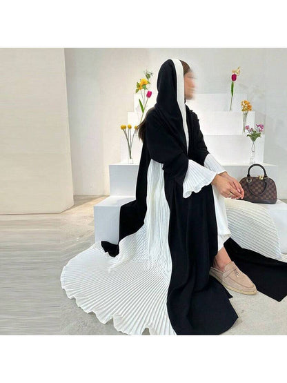 Kuro Kaze - Abaya Kimono - Noir et Blanc