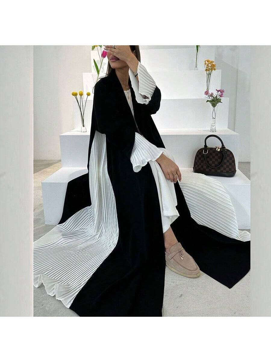 Kuro Kaze - Abaya Kimono - Noir et Blanc