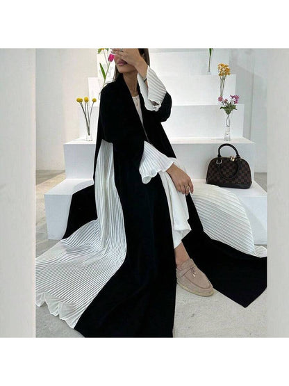 Kuro Kaze - Abaya Kimono - Noir et Blanc