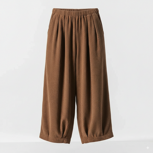 Isamu - Pantalon Japonais  - Marron