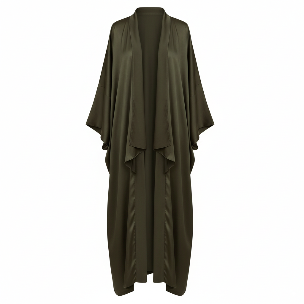 Midori Kaze - Kimono Abaya - Vert