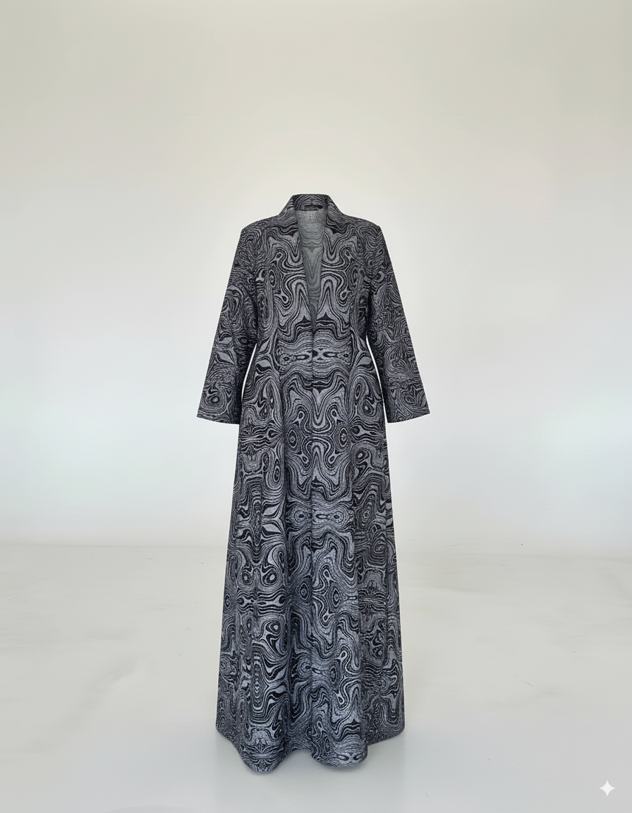 Sumi Matoi - Kimono Abaya - Bleu