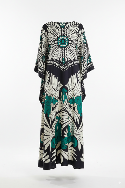 Aokage - Robe Kimono - Bleu