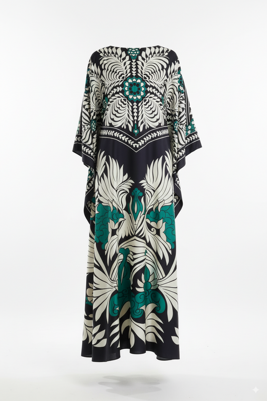 Aokage - Robe Kimono - Bleu