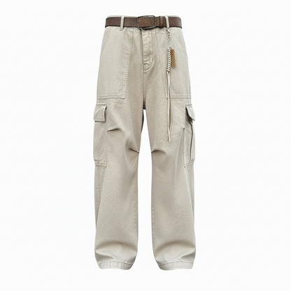 Zubon Kōdo - Pantalon  Cargo - Beige